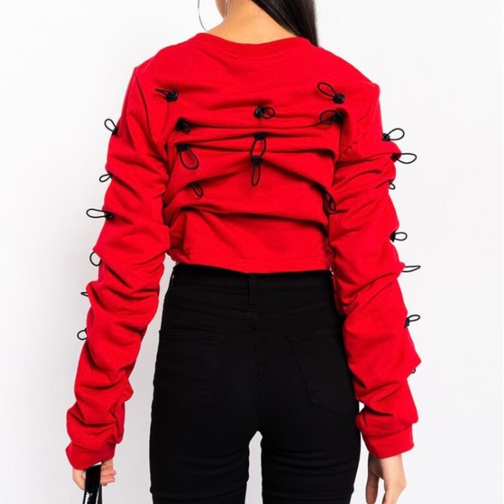 Stacked To Filth Drawstring/Toggles Sweatshirt - Picture 3 of 8